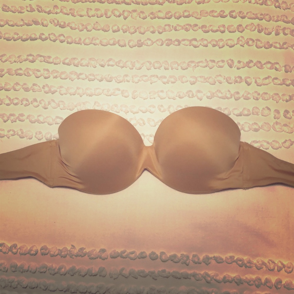 Ambrielle Tan Strapless Bra